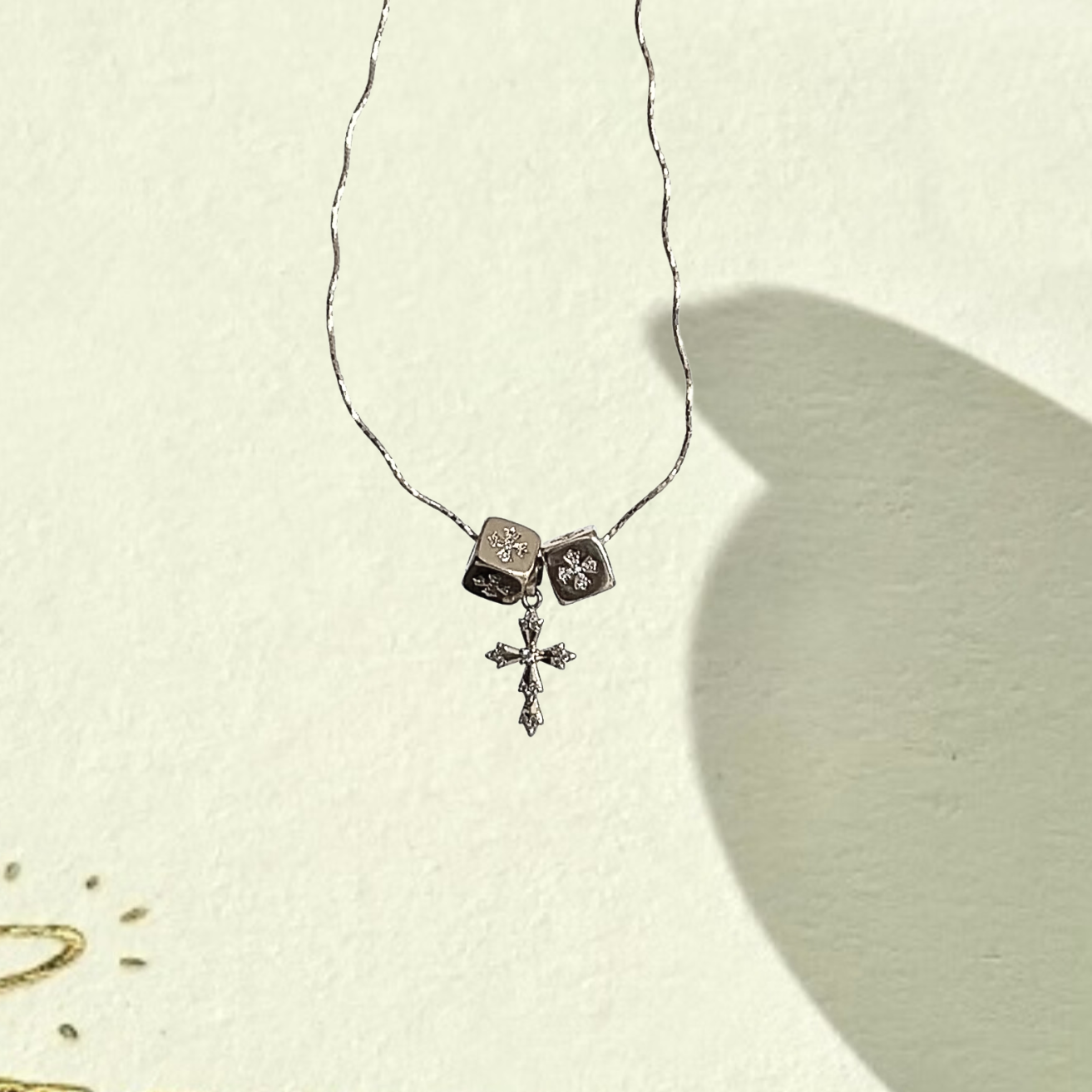 Trinity Cross Necklace