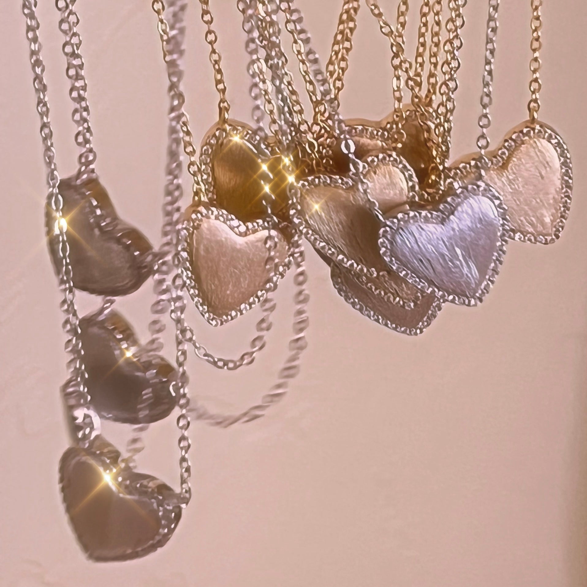 Gold Whole Heart Necklace