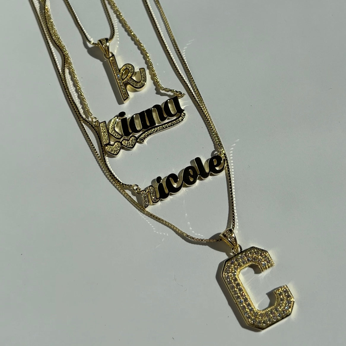 Baby Varsity Pendant Necklace A-Z