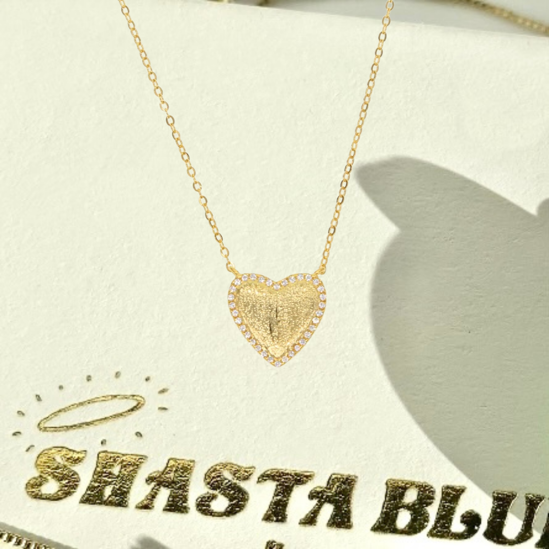 Gold Whole Heart Necklace