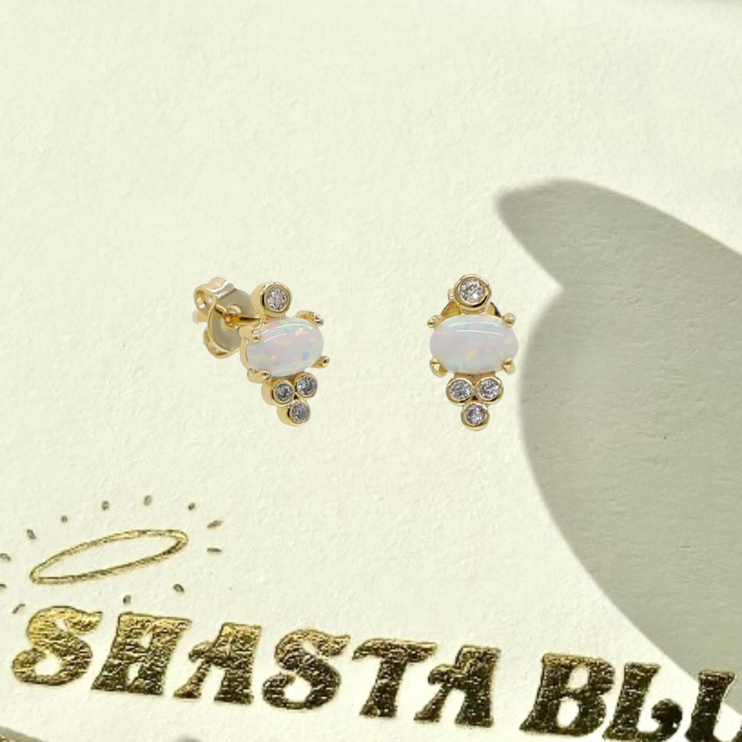 Opal Goldie Studs