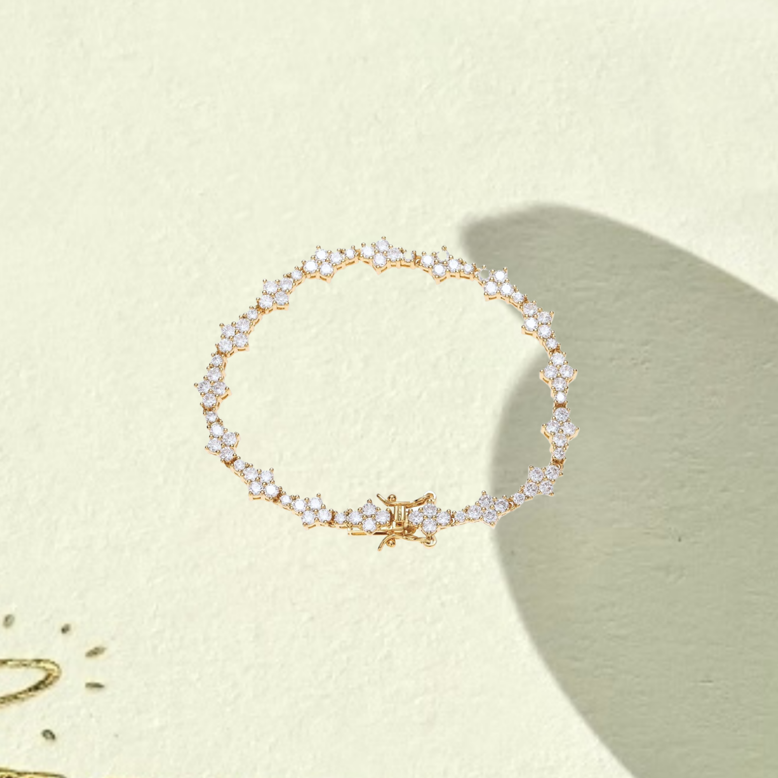 Quatrefoil Tennis Bracelet