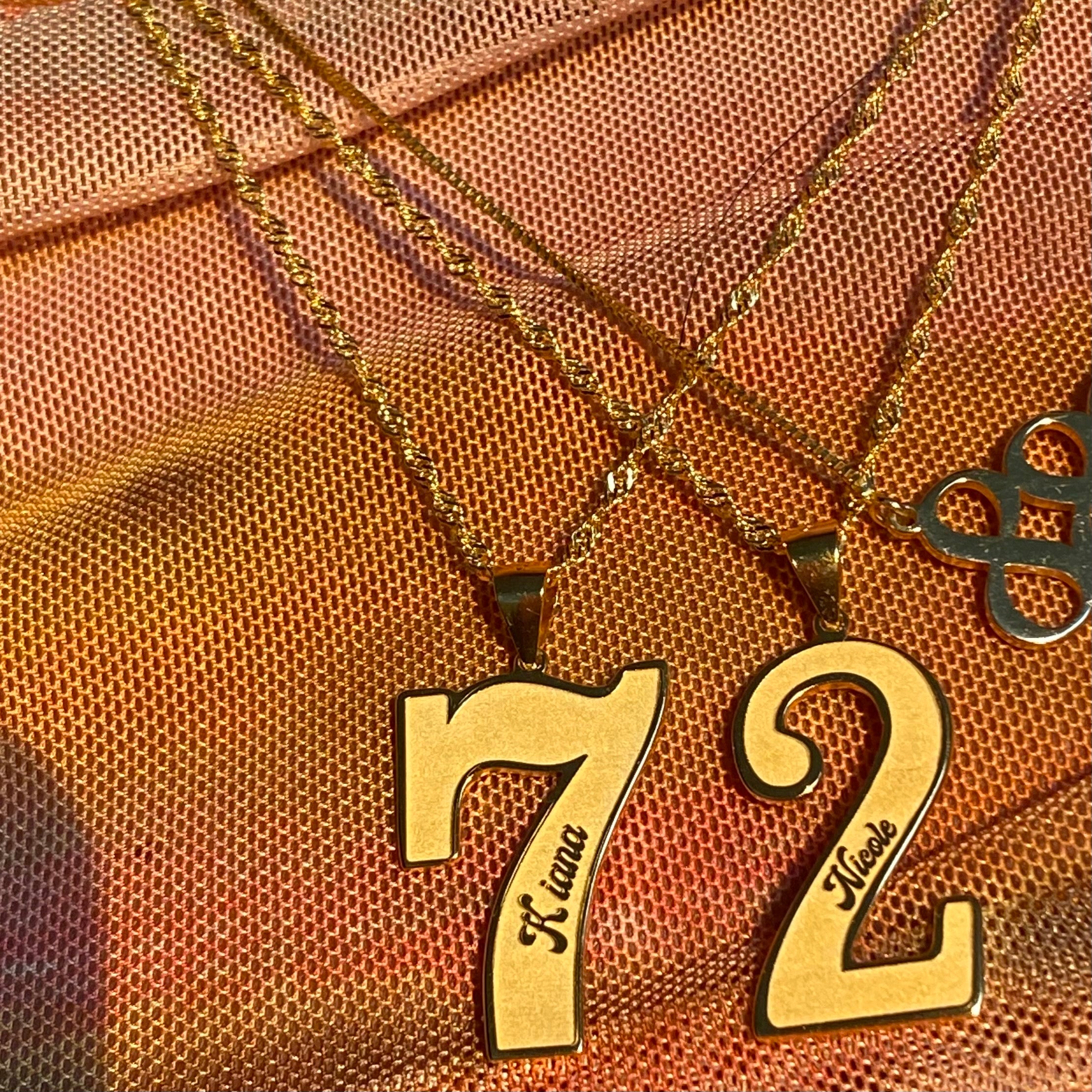 With love Angel Number Necklace